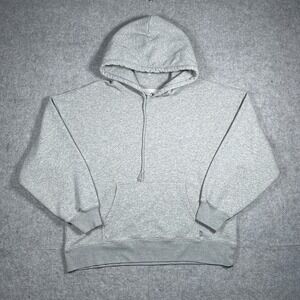 TNA Aritizia pullover Hoodie Women Size 3 Grey Cozy Fleece loungewear